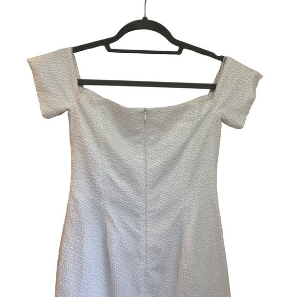 GRACE MMXIII White Open Lace Off Shoulder Bridal Dress sz XS NWOT - Picture 4 of 7